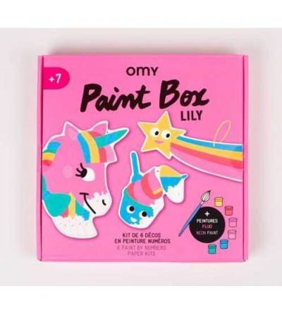 Paint box unicornio